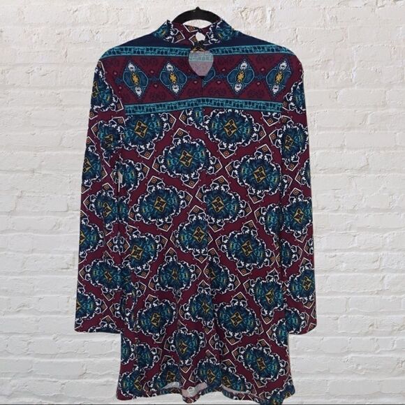 Bebop High Neck Knit Stretch Dress - Picture 2 of 3